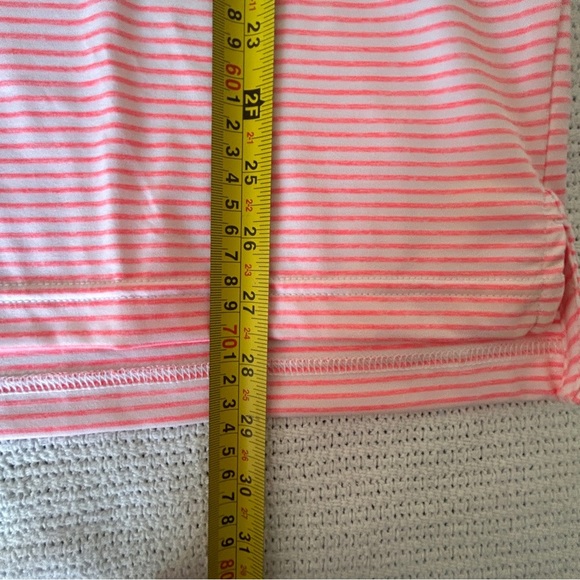 Vineyard Vines Mens Medium Striped Peach Tejeda Performance Polo Shirt *Custom - Picture 9 of 9